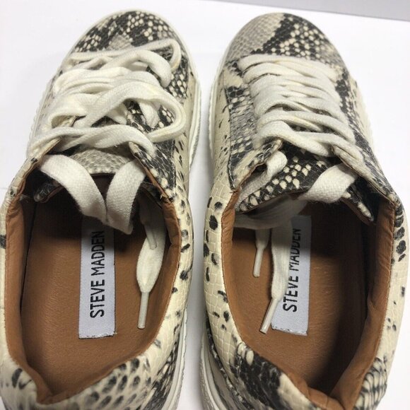 Steve Madden Women’s Orane Sneakers Snake Print, Size 7 M - Picture 5 of 7
